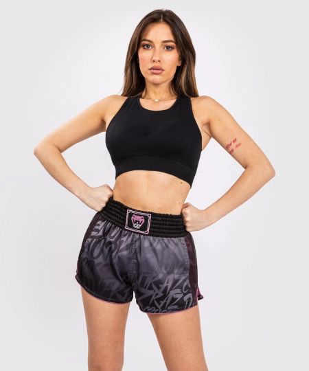 Venum x Kaz Muay Thai Shorts - Zwart