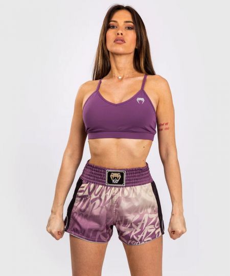 Venum x Kaz Muay Thai Shorts - Paars