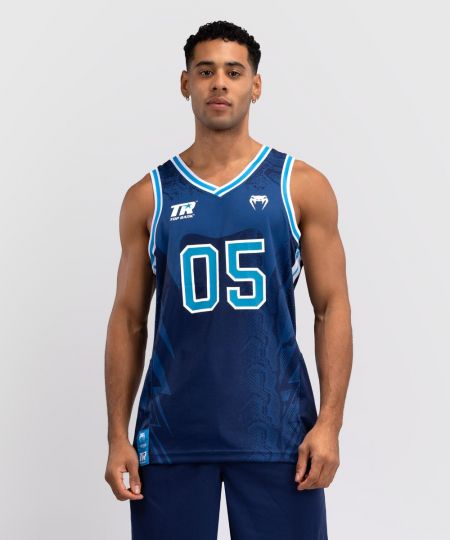 Venum x Top Rank Original Heren Basketbalshirt - Marineblauw
