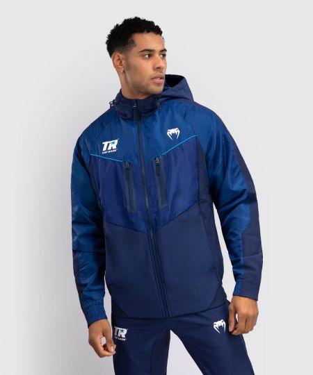 Venum x Top Rank Original Heren Volledige Rits Hoodie - Marineblauw