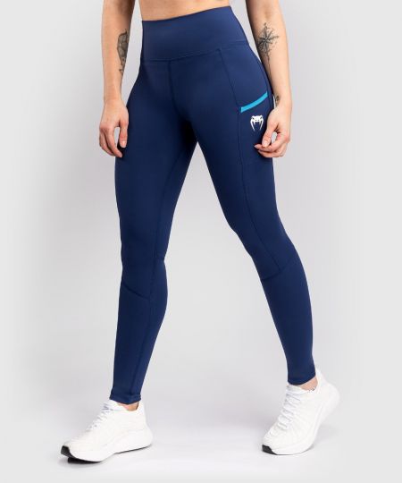Venum x Top Rank Original Dames Volledige Lengte Leggings - Marineblauw