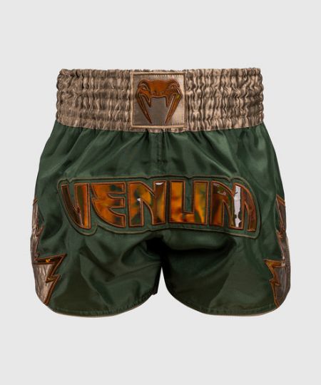 Venum Inferno Muay Thai Shorts - Khaki/Bronze