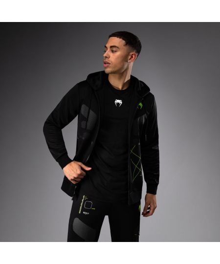 Venum Training Camp 4.0 Full Zip Hoodie met volledige rits - Zwart/Neogroen