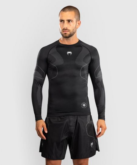 Venum Nexus Rashguards Long mouwen - Zwart/Zilver