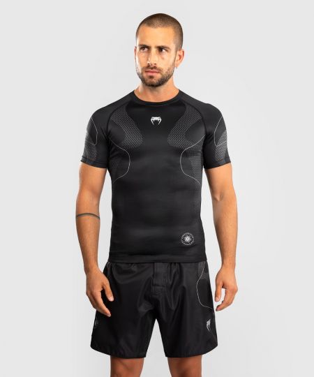 Venum Nexus Rashguards Korte mouwen - Zwart/Zilver