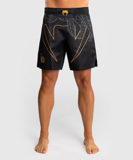 Venum Serpenti Fightshorts - Zwart/Zilver/Goud