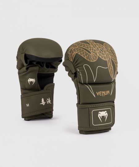 Venum Serpenti Sparringhandschoenen - Kaki/Brons