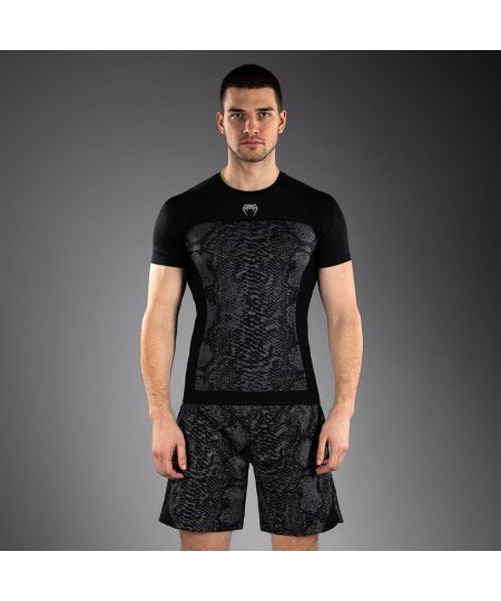 Venum G-Fit Scales Rashguard met korte mouwen – Zwart/Antracietgrijs
