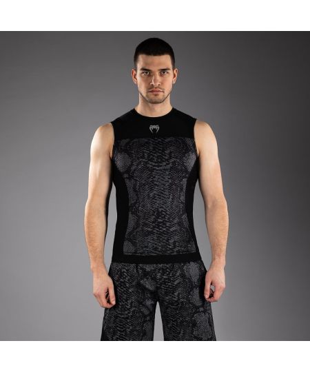 Venum G-Fit Scales Mouwloos Rashguard – Zwart/Antracietgrijs