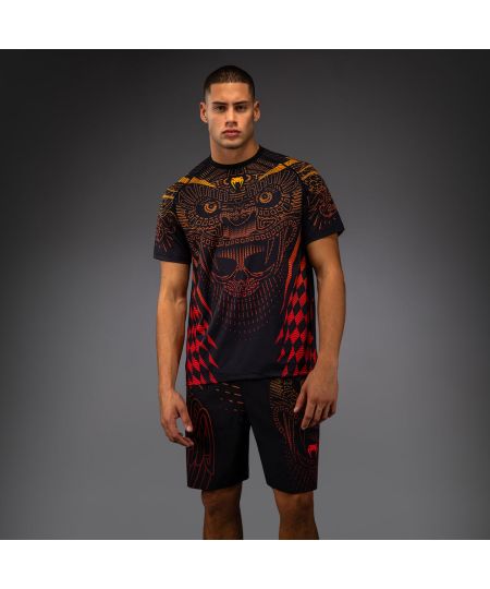 Venum Quetzal Fury Dry-Tech T-shirt - Zwart/Fury Rood/Tangerine