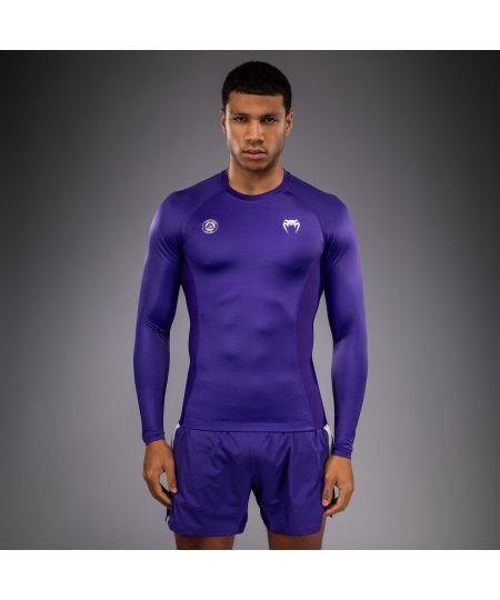 Venum x Roger Gracie Academy Rashguard met Lange Mouwen - Paars