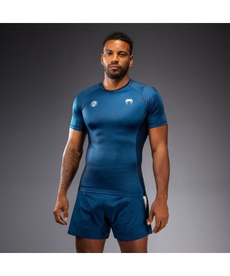 Venum x Roger Gracie Academy Rashguard met korte mouwen - Blauw