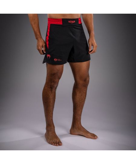 Venum x Roger Gracie Signature Fightshorts - Zwart/Rood