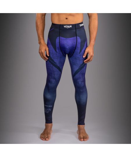 Venum x TEKKEN 8 Spats - Kazuya - Zwart/Blauw