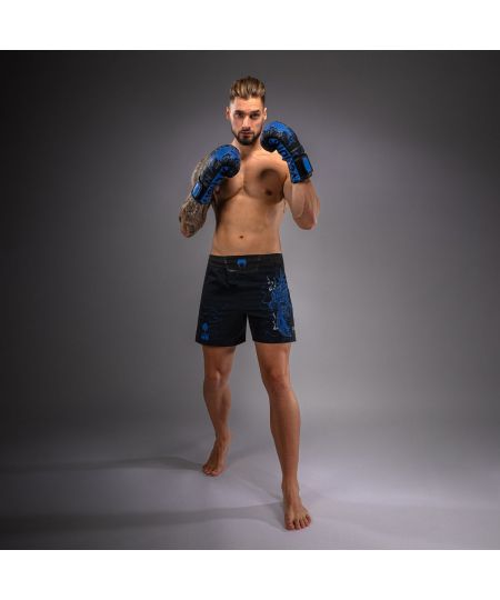 Venum Thunder Dragon Fightshorts – Zwart/Koningsblauw