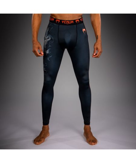 Venum Thunder Dragon Spats – Zwart/Grijs/Koper