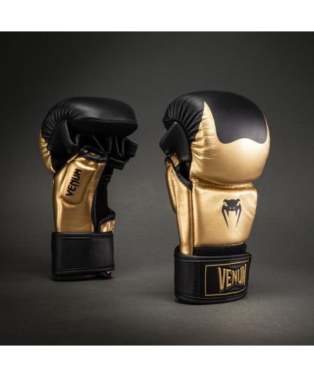 Venum Attack 2.0 Leren Sparring Handschoenen – Goud/Zwart