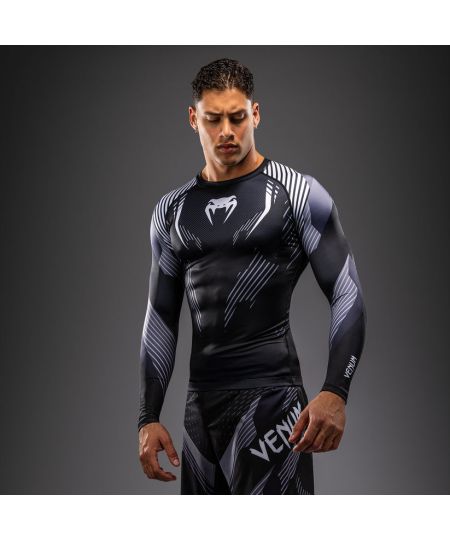 Venum No-Gi 6.0 Rashguard met lange mouwen - Zwart/Wit