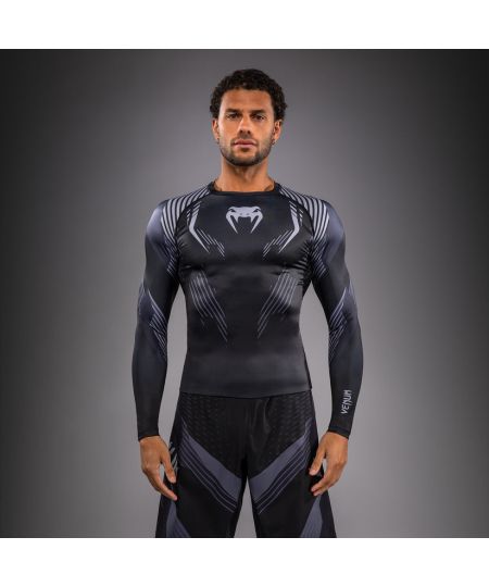Venum No-Gi 6.0 Rashguard met lange mouwen - Zwart/Grijs