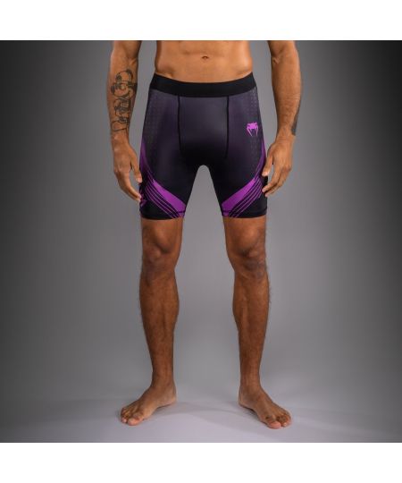 Venum No-Gi 6.0 Compressieshort - Zwart/Purper