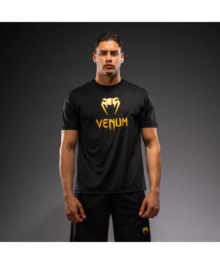 Venum Classic Dry Tech T-shirt - Zwart/Goud