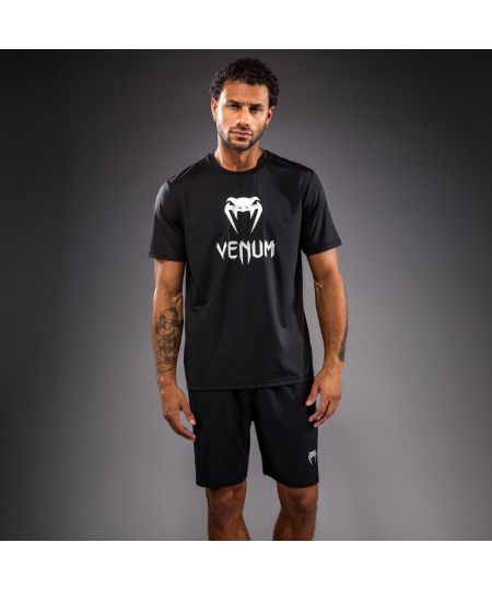 Venum Classic Dry Tech T-shirt - Zwart/Zilver
