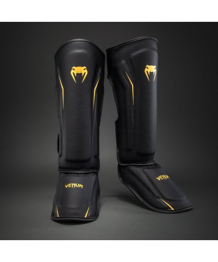 Venum G-Core Scheenbeschermers - Zwart/Goud