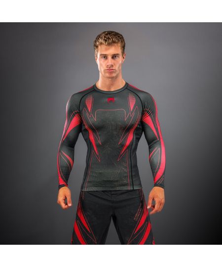 Venum Amazonia Reborn Rashguard met lange mouwen - Zwart/Rood