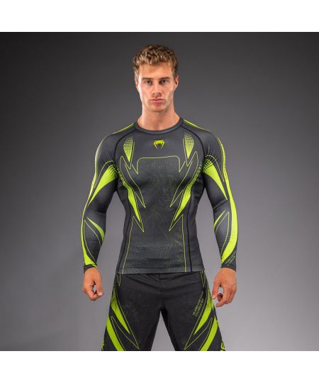 Venum Amazonia Reborn Rashguard met lange mouwen - Zwart/Groen