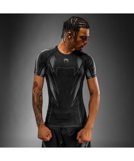 Venum Amazonia Reborn Rashguard met korte mouwen - Zwart/Grijs
