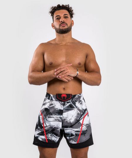 Venum Electron 3.0 Gevechtsshort - Grijs/Rood