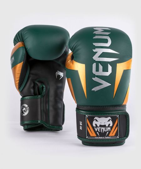 Venum Elite Bokshandschoenen - Groen/Brons/Zilver