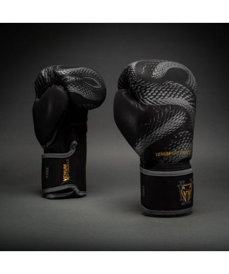 Venum Matupa Bokshandschoenen - Zwart/Grijs/Goud