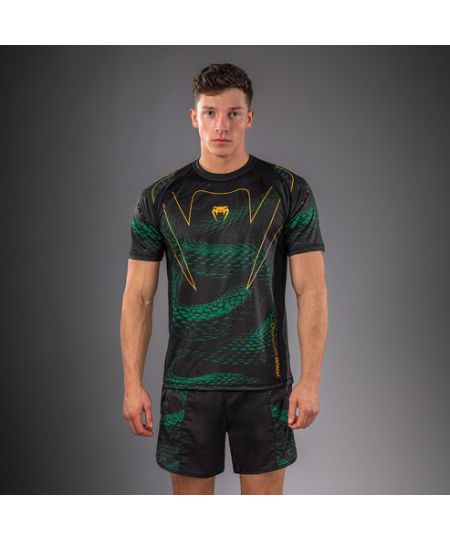 Venum Matupa Dry Tech T-shirt - Zwart/Groen/Goud