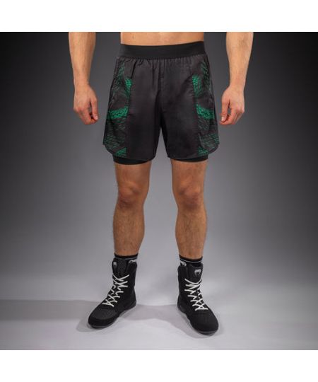 Venum Matupa Trainingsshorts - Zwart/Groen/Goud