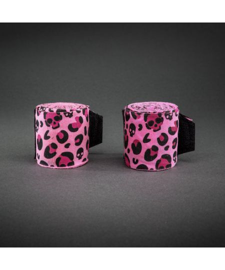 Venum  Skull Boksbandages – Roze/Paars