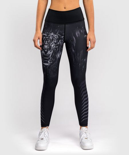 Venum Tiger Leggings Dames - Zwart / Zilver