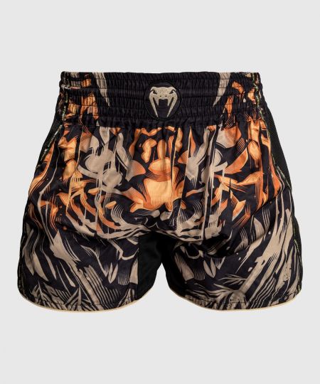 Venum Tiger Muay Thai Shorts - Zwart / Neon Oranje
