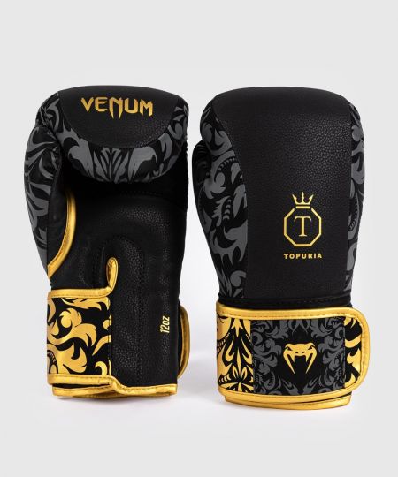 Venum x Ilia Topuria Unmatched Bokshandschoenen - Zwart/Goud