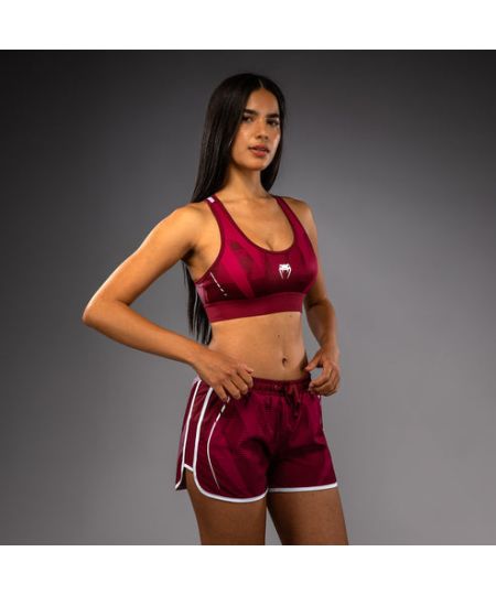 Venum Adrenaline Dames Sportbeha – Bourgondië/Roze