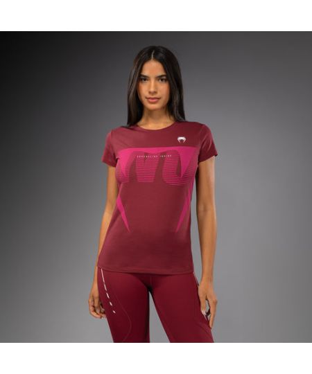 Venum Adrenaline Dames T-shirt – Bordeaux/Roze