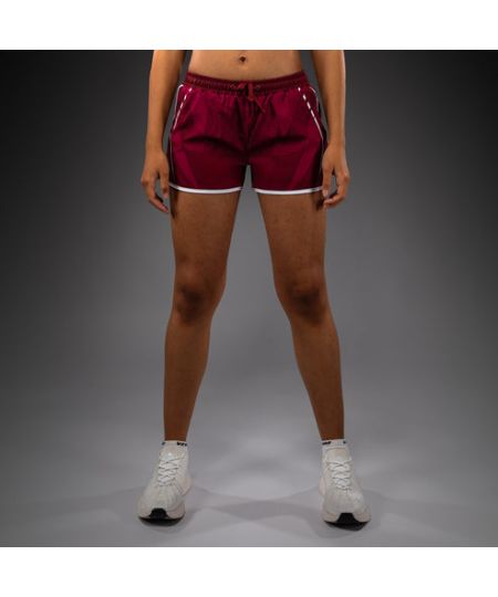 Venum Adrenaline Dames Trainingsshorts – Bourgondië/Roze