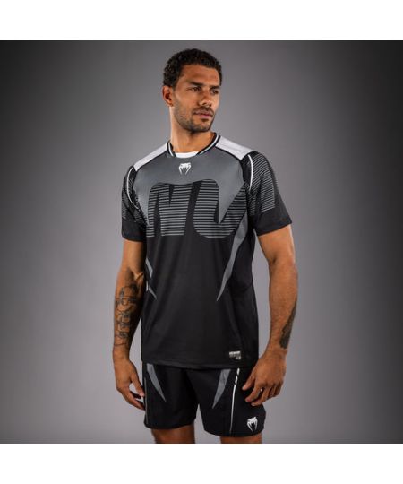 Venum Adrenaline Dry Tech T-shirt – Zwart/Zilvergrijs