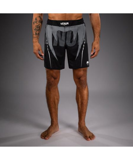 Venum Adrenaline Fightshorts – Zwart/Zilvergrijs