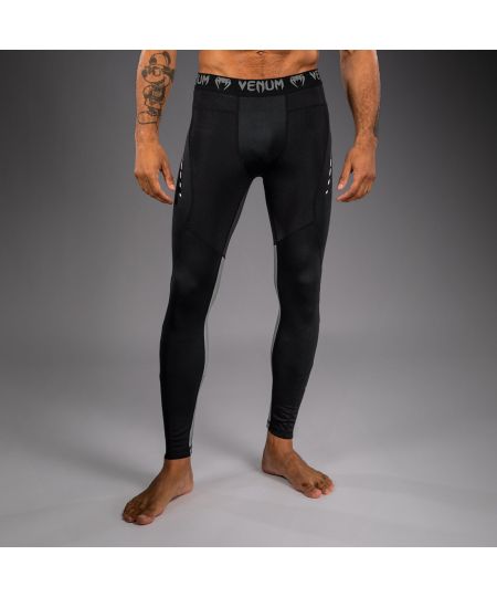 Venum Adrenaline Spats – Zwart/Zilvergrijs