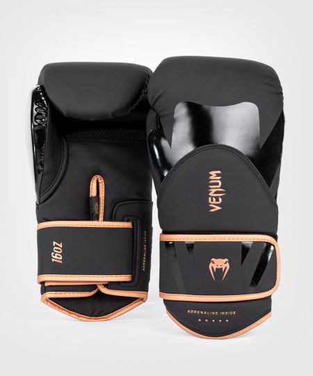 Venum Challenger 4.0 Bokshandschoenen - Zwart/Brons