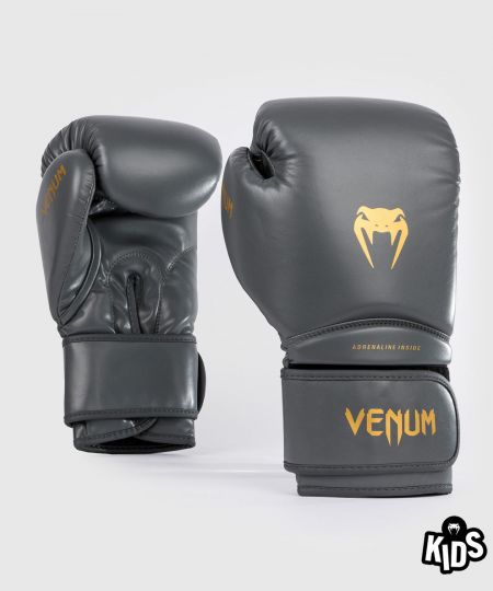Venum Contender 1.5 Kinderen Bokshandschoenen - Grafiet/Goud
