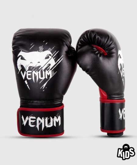 Venum Contender Bokshandschoenen - voor kinderen - Zwart/Rood