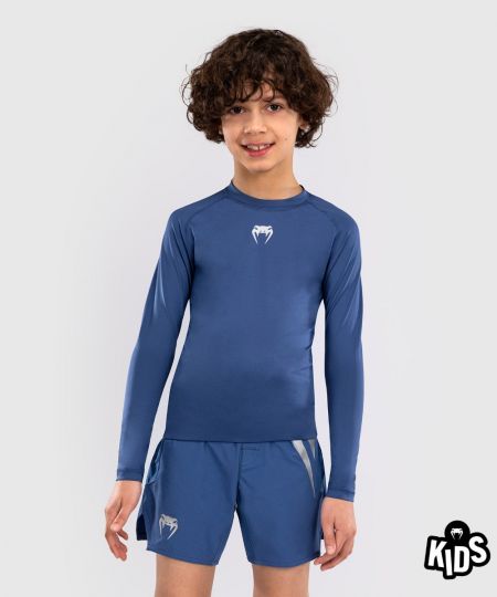 Venum Contender Kids Rashguards Lange Mouwen - Koninklijk Blauw