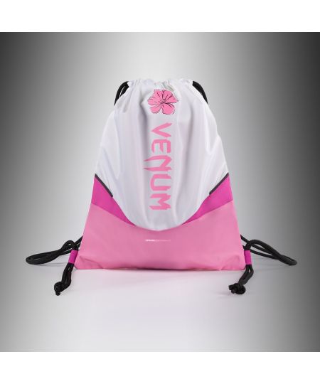 Venum Evo 2 Flower Gymtas met trekkoord – Wit/ Candy Roze